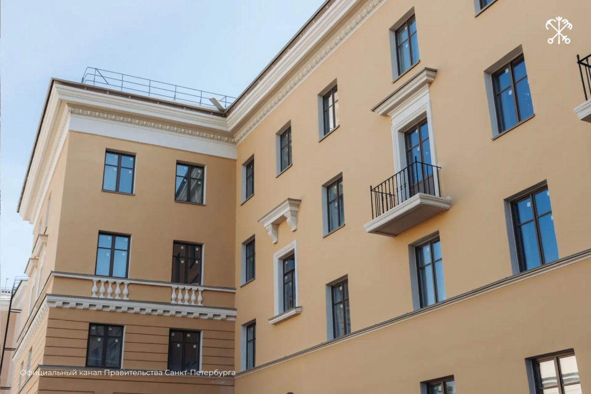 Завершается капремонт и реставрация дома, входящего в архитектурный ансамбль «Дача К. Е. Сиверса»