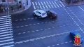 Момент страшной аварии в Петербурге
