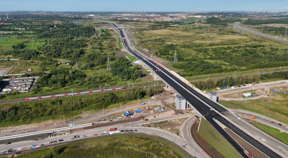 Южная широтная магистраль в Петербурге готова на 75 процентов Южная широтная магистраль в Петербурге готова на 75 процентов