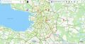 С 6 часов утра на внутреннем кольце КАД перед Московским шоссе пробка