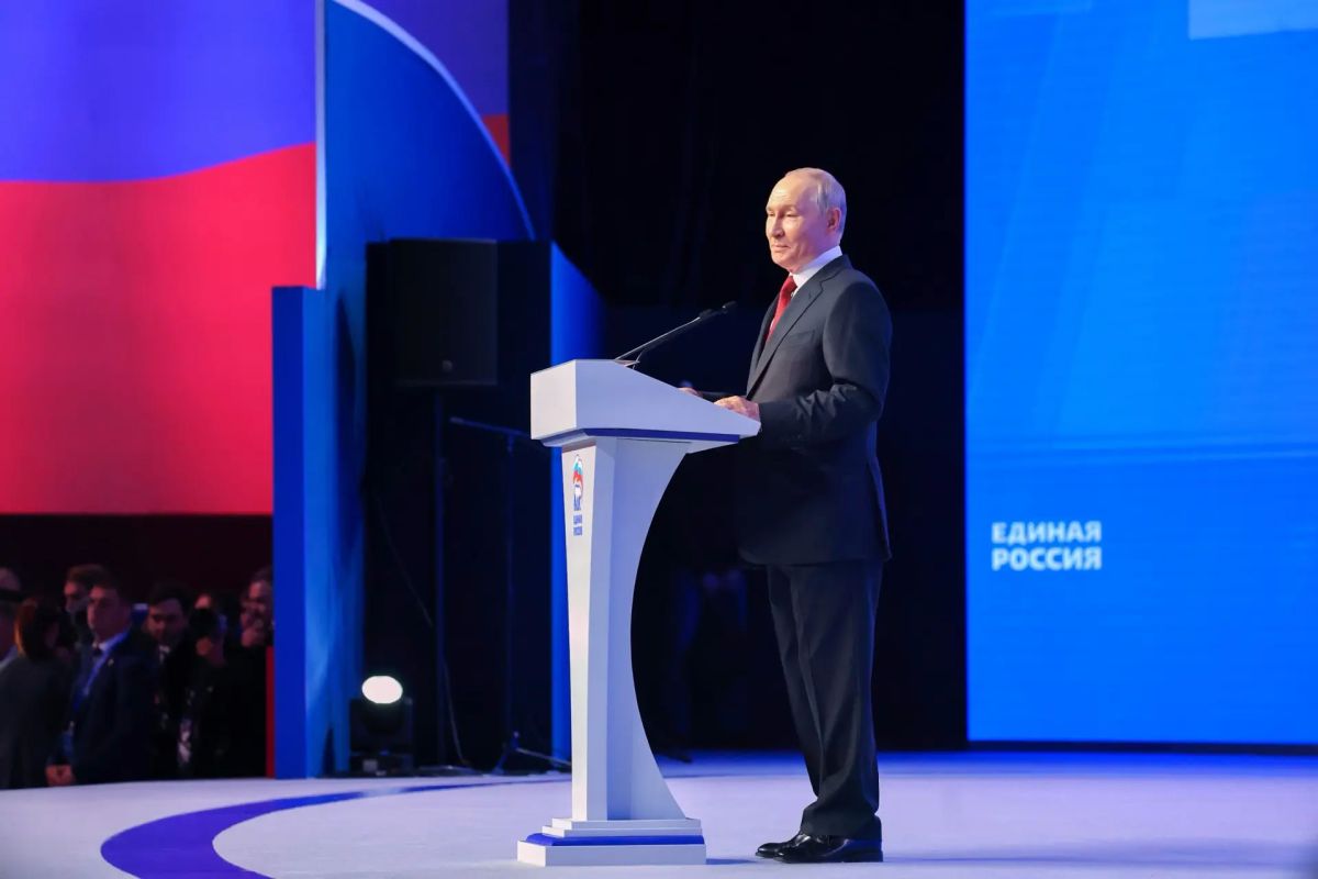 Александр Беглов: Президент России Владимир Путин обратился к делегатам второго этапа XXIII Съезда «Единой России» Александр Беглов: Президент России Владимир Путин обратился к делегатам второго этапа XXIII Съезда «Единой России»