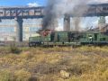 Очередной уничтоженный электровоз