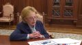 Президент России Владимир Путин встретился в Кремле с руководителем Федерального медико-биологического агентства Вероникой Скворцовой