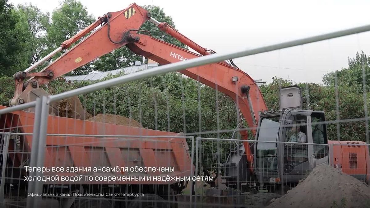 На территории Александро-Невской лавры обновили водопроводные сети
