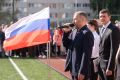 Александр Бельский посетил обновлённую школу № 208 в Красносельском районе, осмотрел новое здание, пообщался с педагогами и родителями и поздравил учеников с Днём знаний