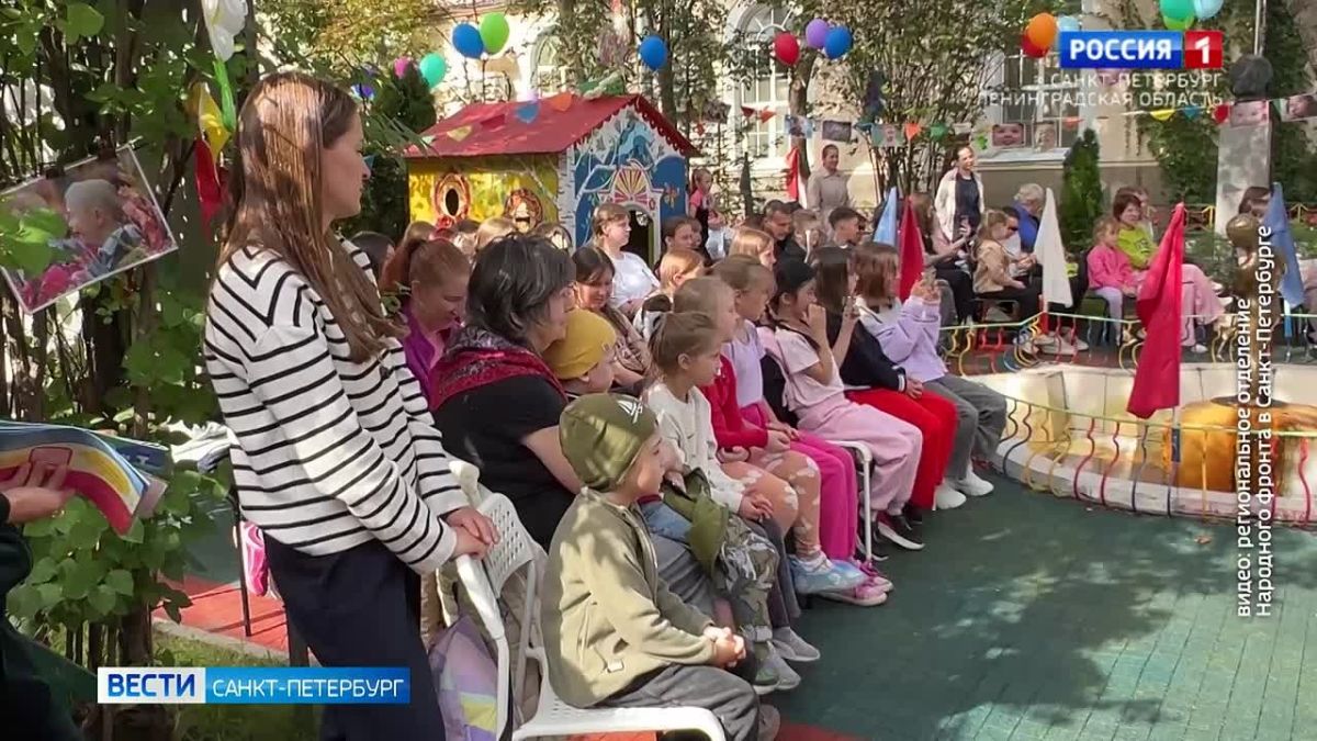 "Народный фронт" устроил праздник для юных пациентов Больницы святой Марии Магдалины