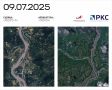 Так выглядит в динамике наводнение в Непале с высоты 500 км. Снимки сделаны со спутников «Роскосмоса»