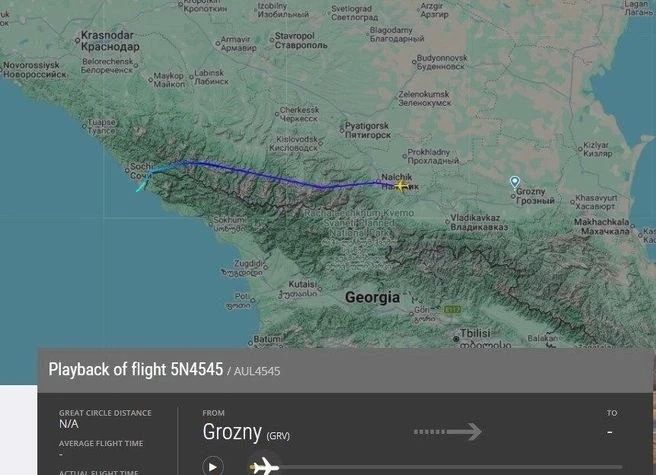 В Чечне вместо Краснодарского края оказались пассажиры рейса 5N 4545 Smartavia