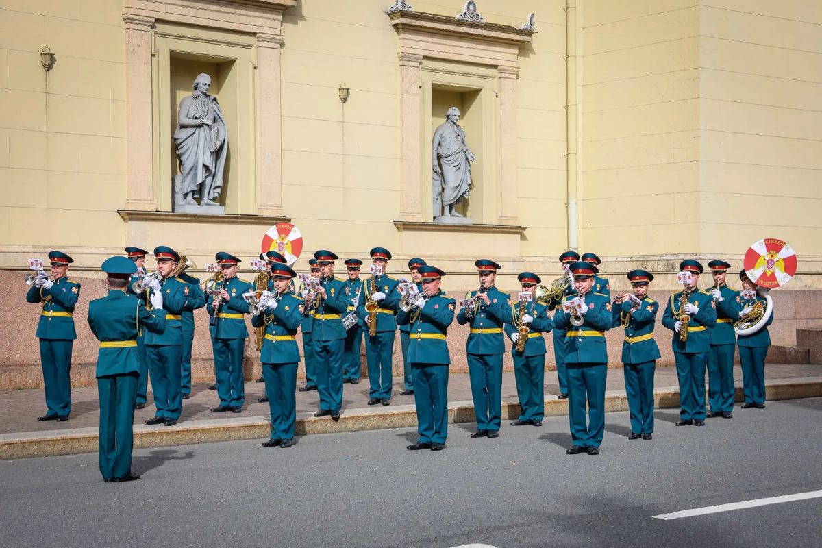 В Санкт-Петербурге в Государственном Эрмитаже военный оркестр штаба Северо-Западного округа Росгвардии стал участником памятной акции, посвященной Дню памяти жертв блокады Ленинграда В Санкт-Петербурге в Государственном Эрмитаже военный оркестр штаба Северо-Западного округа Росгвардии стал участником памятной акции, посвященной Дню памяти жертв блокады Ленинграда