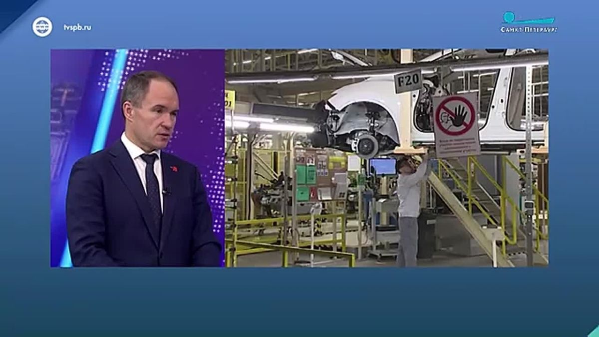 О развитии производства автомобилей в Северной столице рассказал председатель Комитета по промышленной политике, инновациям и торговле Александр Ситов в эфире телеканала «Санкт-Петербург»