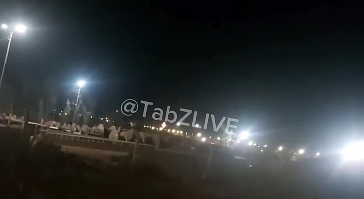 Кадры группового прилета иранских ракет по американской военной базе в Иордании