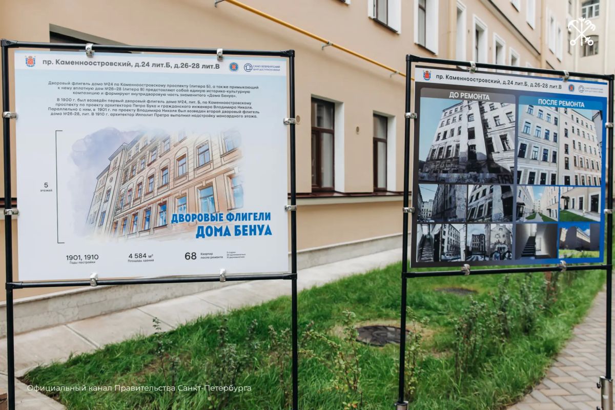 Ещё десять семей стали владельцами новых квартир по программе «Доступное жильё» — во флигелях «Дома Бенуа» на Каменноостровском проспекте Ещё десять семей стали владельцами новых квартир по программе «Доступное жильё» — во флигелях «Дома Бенуа» на Каменноостровском проспекте