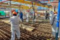На Ленинградской АЭС-2 начали бетонировать фундамент под турбину третьего энергоблока