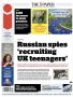 Владимир Корнилов: Нас опять раскрыли! Британская The i Paper с первой полосы под рубрикой «Эсклюзив» сообщает новую сенсацию: «Русские шпионы рекрутируют британских подростков»