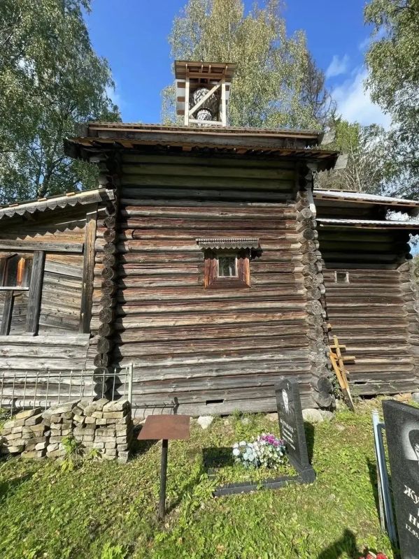 В деревне Лиственка законсервировали деревянную церковь XVI века В деревне Лиственка законсервировали деревянную церковь XVI века