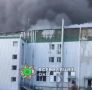 Частично выгоревший склад компании "Эко-Маркет" в Киевской области