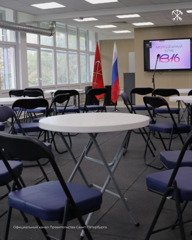 В Кировском районе после капитального ремонта открылись два молодёжных пространства — «В16» на проспекте Ветеранов и «Центр» на Канонерском острове