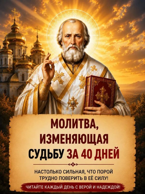 Сильная молитва Николаю Чудотворцу, изменяющая судьбу за 40 дней