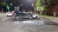 Две легковушки столкнулись на Сампсониевском проспекте