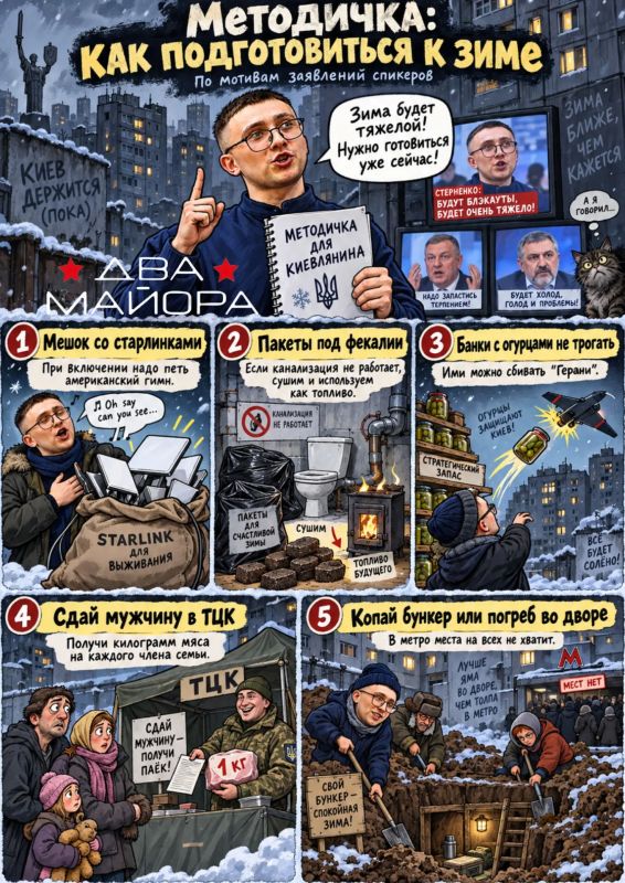 Киев, к зиме готовсь!. Два майора