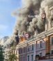 Последствия прилета в районе железнодорожного вокзала в Киеве