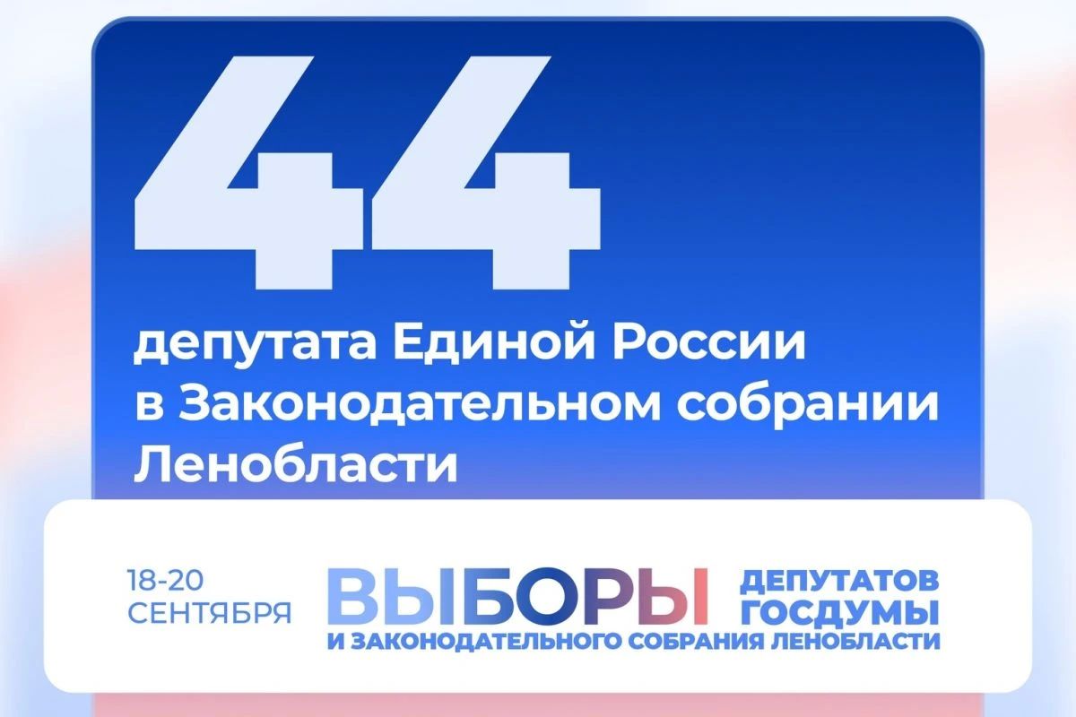 Избирательная комиссия Ленинградской приняла постановления о результатах выборов депутатов Законодательного собрания области XVIII созыва
