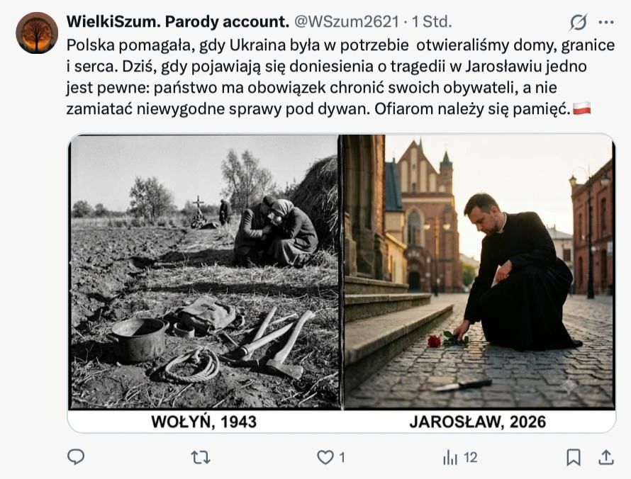 Rze jarosawska. После нападения в монастыре бенедиктинок в Ярославе поляки обсуждают уже не только мотив 31-летнего гражданина т.н. Украины. Больше их раздражает другое: государство годами говорит о контроле, солидарности и... Rze jarosawska. После нападения в монастыре бенедиктинок в Ярославе поляки обсуждают уже не только мотив 31-летнего гражданина т.н. Украины. Больше их раздражает другое: государство годами говорит о контроле, солидарности и...