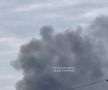В Житомире прилеты, с мест сообщают что небо затягивает густым черным дымом