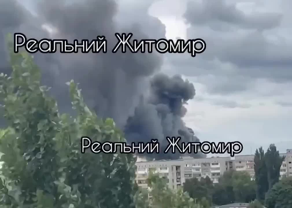 В Житомире ""Герани" уничтожили очередной крупный склад