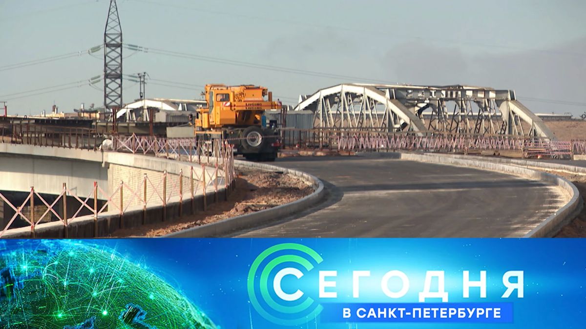 Цимбалинский путепровод готов на 70%: на съезде с моста в сторону улицы Седова уже уложен технический слой асфальта