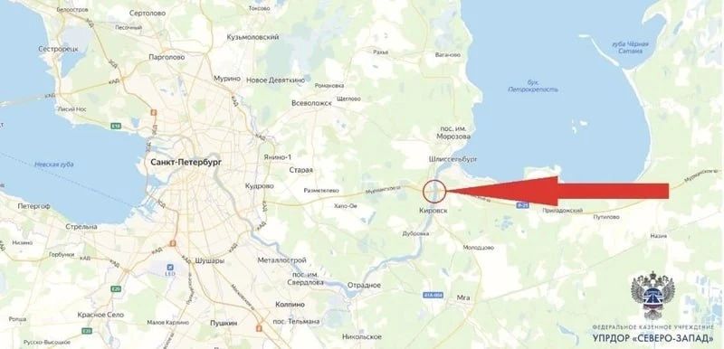Движение по трассе "Кола" полностью остановят из-за разводки Ладожского моста