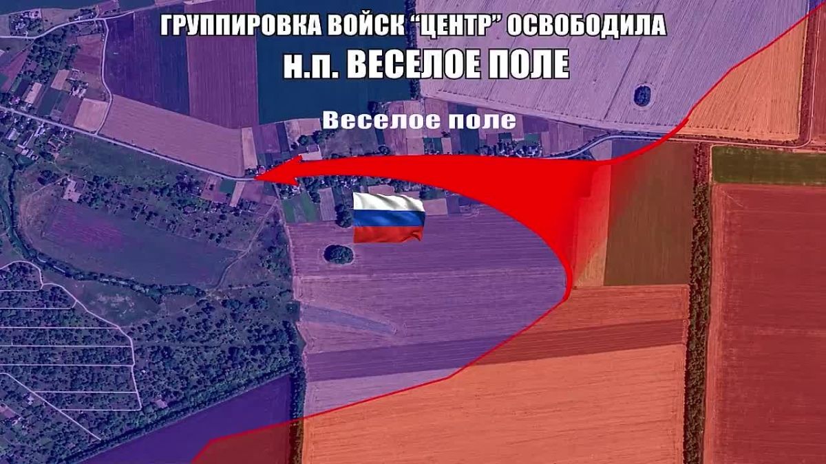Кадры освобождения Веселого Поля в Донецкой Народной Республике