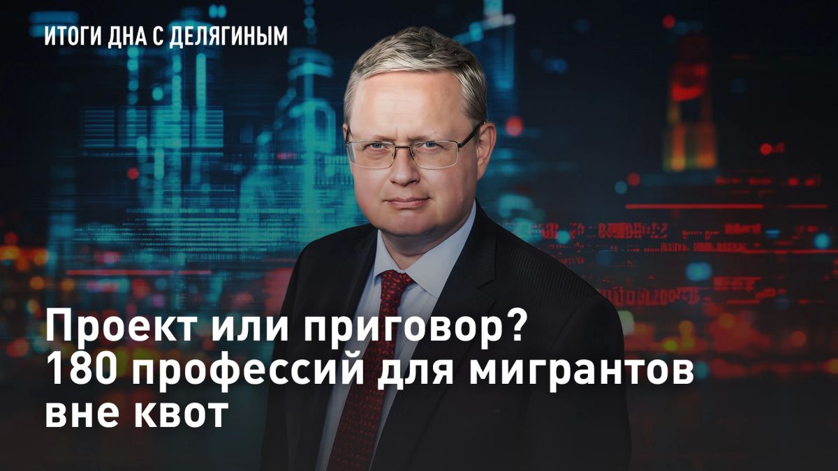 ПРЯМОЙ ЭФИР. Свои больше не нужны? МВД подготовило список профессий иностранцев для работы в России вне квот