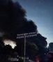 Горящий завод в Ровенской области