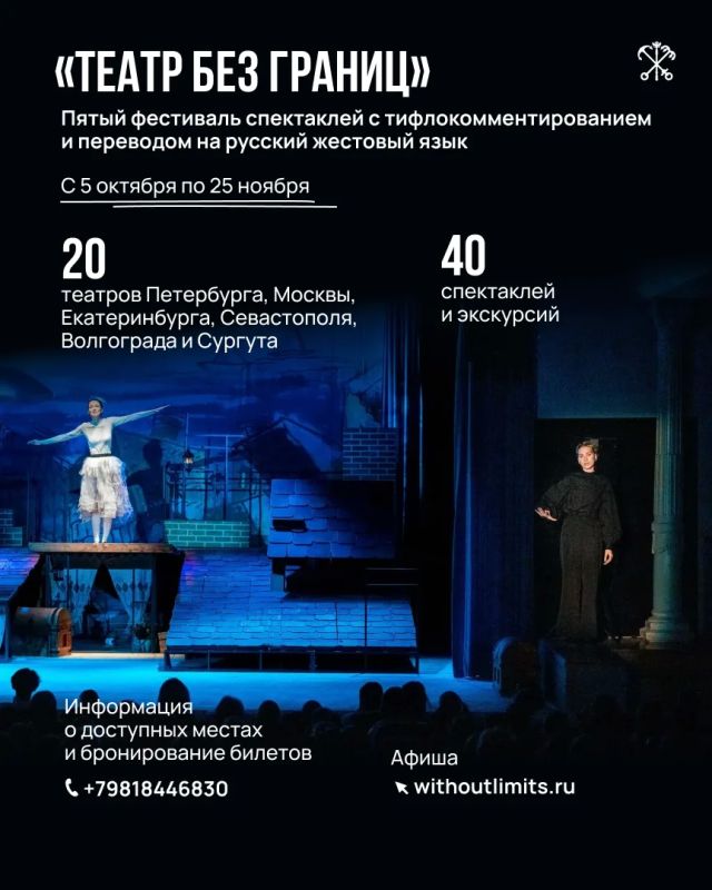 Искусство доступно каждому: 20 ведущих театров России представят спектакли и экскурсии, адаптированные для зрителей с особенностями зрения и слуха