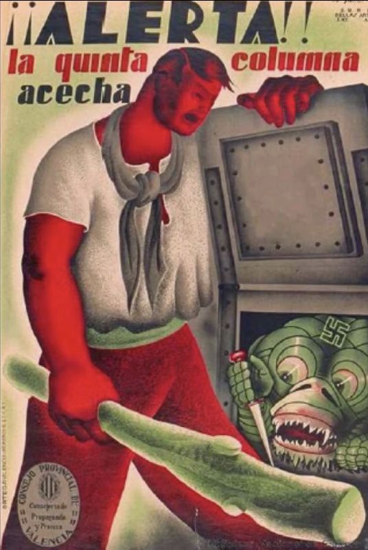 Владимир Корнилов: В этот день 90 лет назад (1936 год) газета Mundo Obrero впервые обнародовала термин «пятая колонна» (Quinta columna), который генерал Франко использовал в отношении своих тайных сторонников, ждущих его...