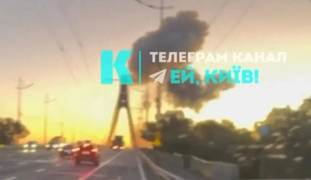 Кадры попадания по Северному мосту Кадры попадания по Северному мосту