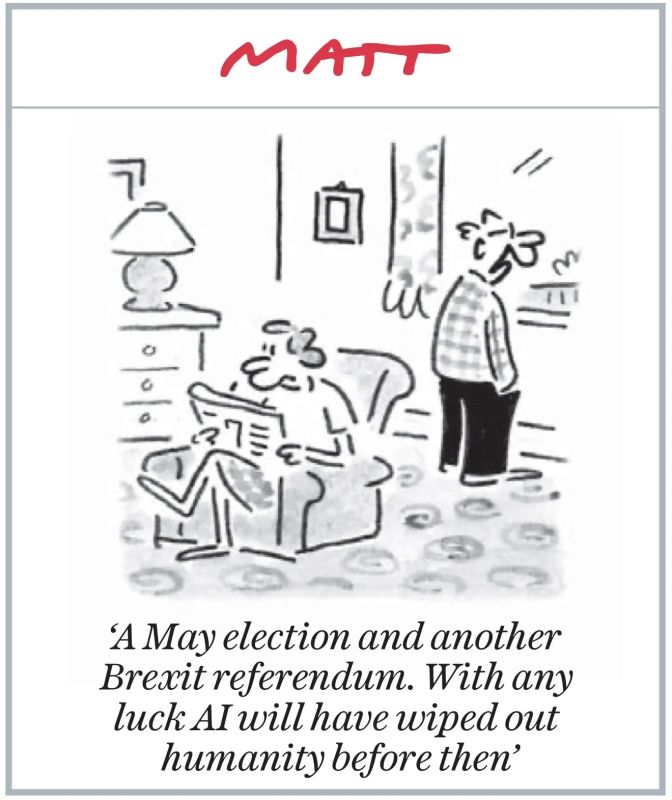 Владимир Корнилов: The Sunday Telegraph своеобразно иллюстрирует слухи о намерении лейбористов объявить досрочные выборы: «Выборы в мае и новый референдум по Брекситу