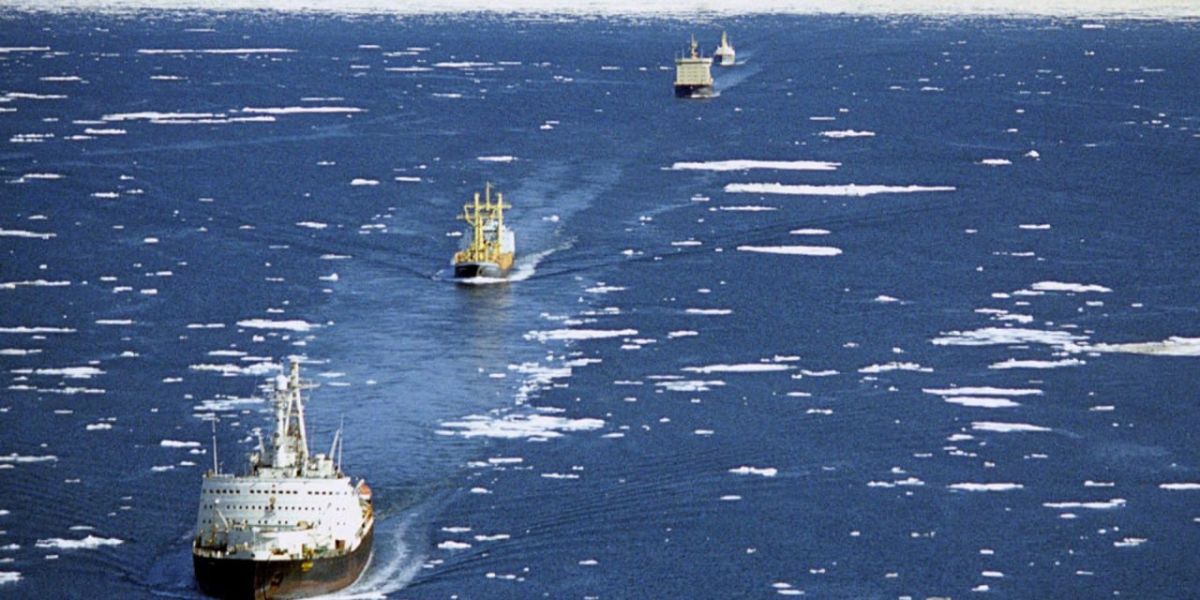 сентябре по Северному морскому пути прошло рекордные 133 судна