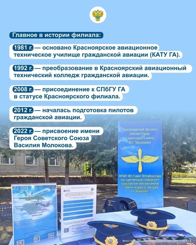 Сегодня наш Красноярский филиал СПбГУ ГА празднует юбилей Сегодня наш Красноярский филиал СПбГУ ГА празднует юбилей