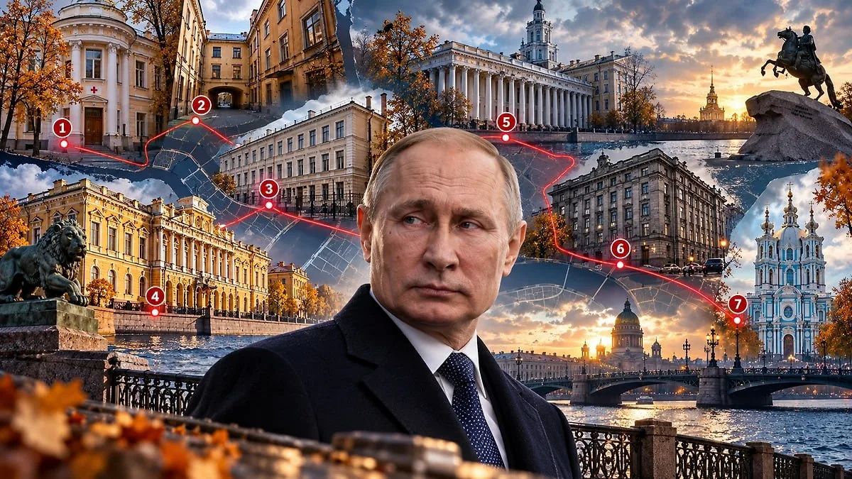 Новый необычный маршрут появился в Петербурге — по семи адресам из биографии Владимира Путина