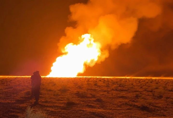 Атака на нефтепровод в окрестностях Хасаки, Сирия