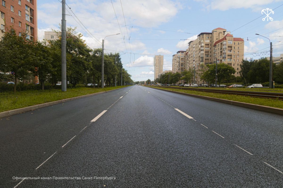 За два года полностью обновили порядка 7 км Светлановского проспекта
