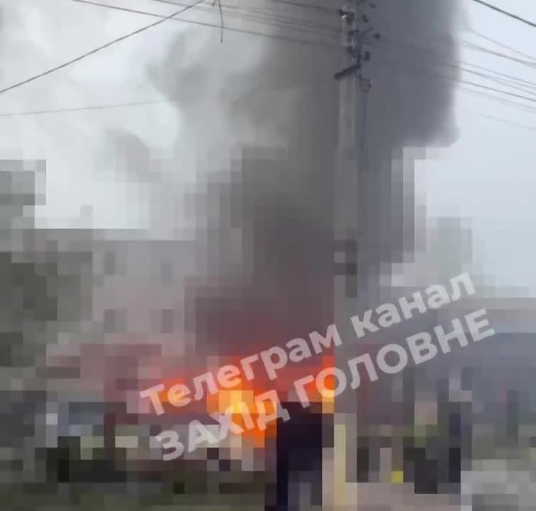 Последствия очередного прилета в Ровно