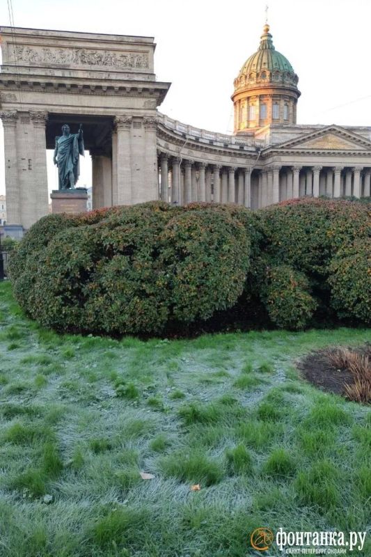 Зима заглянула в Петербург Зима заглянула в Петербург