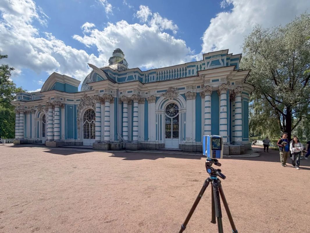 В Царском селе начали реставрацию Грота в Екатерининском парке