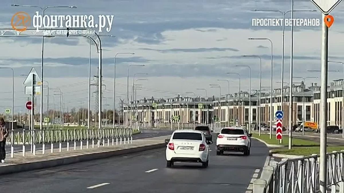 Новый участок проспекта Ветеранов открыли в Петербурге – от проспекта Будённого до Красносельского шоссе