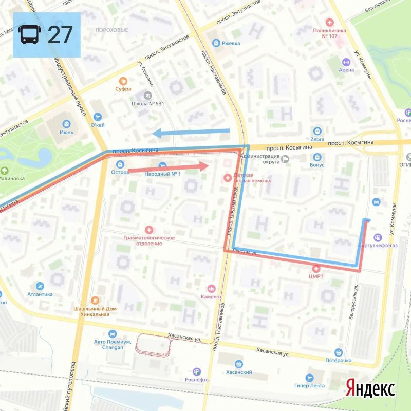 В Красногвардейском районе временно изменился режим работы наземного транспорта