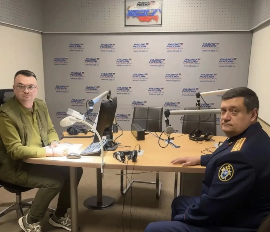 Интервью старшего следователя-криминалиста управления криминалистики ГСУ СК России по городу Санкт-Петербургу о повседневной работе на радио России Санкт-Петербург