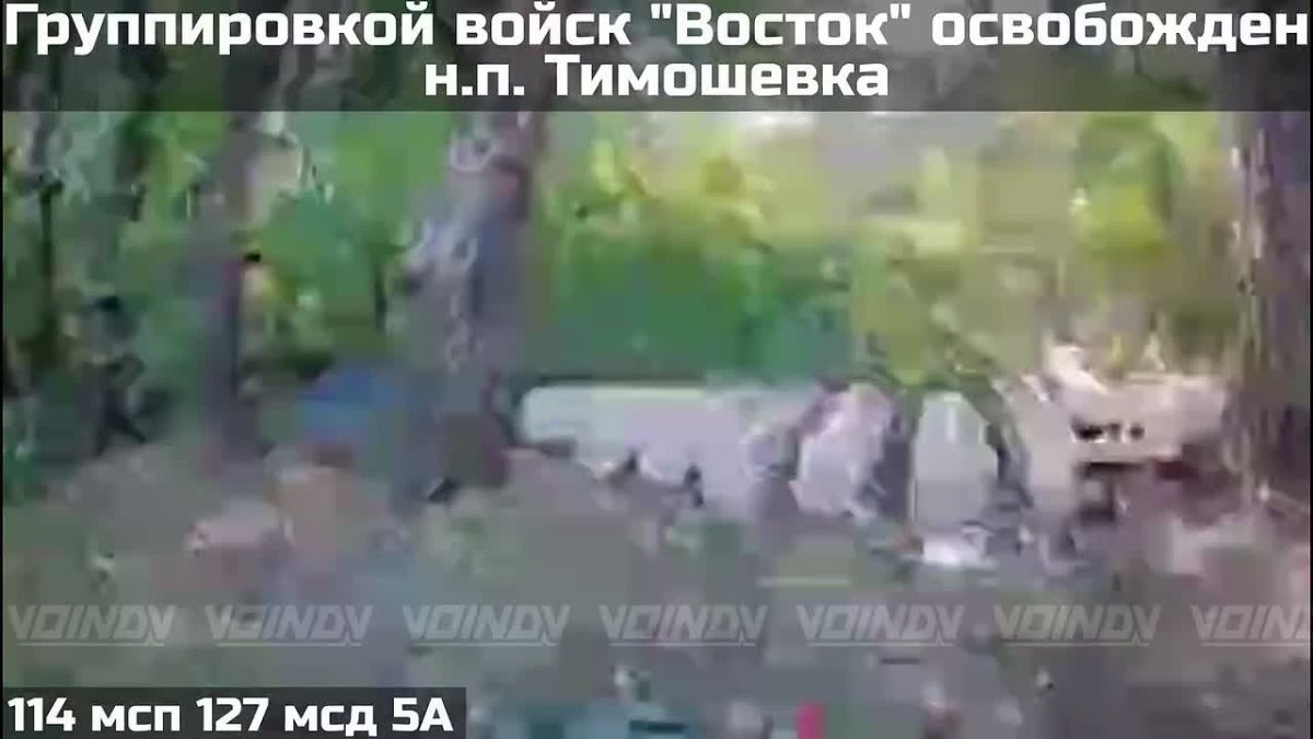 Группировка "Восток" ВС РФ освободила населенный пункт Тимошевка в Запорожской области
